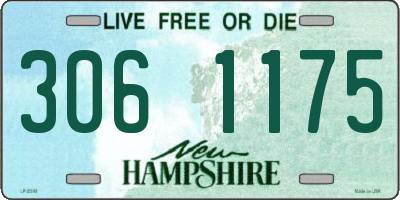 NH license plate 3061175