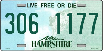 NH license plate 3061177