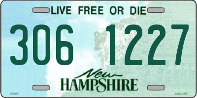 NH license plate 3061227