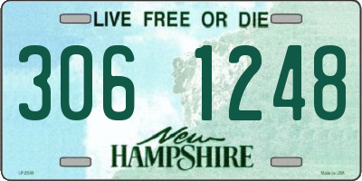 NH license plate 3061248