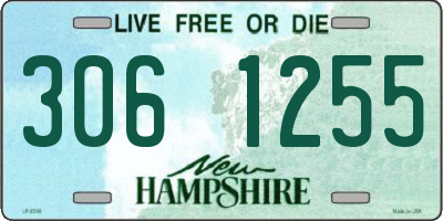 NH license plate 3061255