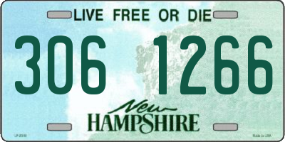 NH license plate 3061266
