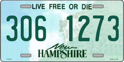 NH license plate 3061273