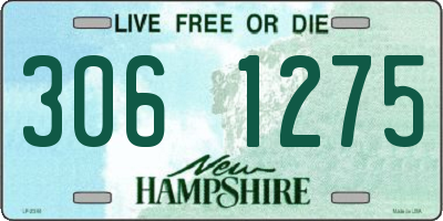 NH license plate 3061275