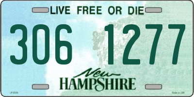 NH license plate 3061277