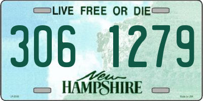 NH license plate 3061279