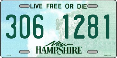 NH license plate 3061281