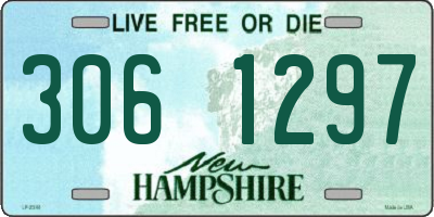 NH license plate 3061297