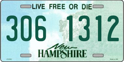 NH license plate 3061312