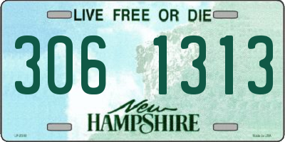 NH license plate 3061313