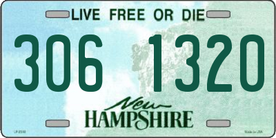 NH license plate 3061320