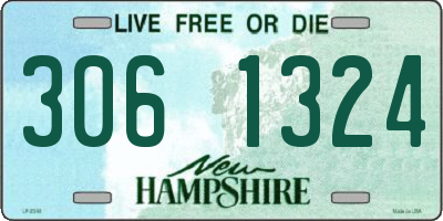 NH license plate 3061324