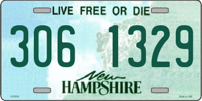 NH license plate 3061329