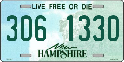 NH license plate 3061330