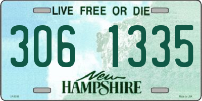 NH license plate 3061335