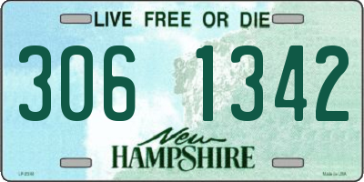 NH license plate 3061342
