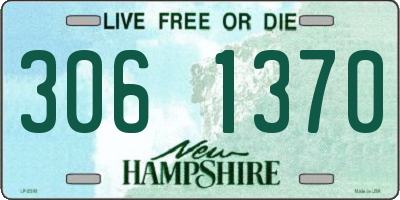 NH license plate 3061370