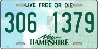 NH license plate 3061379