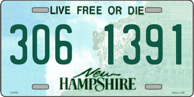 NH license plate 3061391