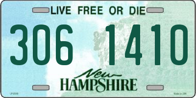 NH license plate 3061410