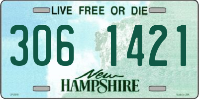 NH license plate 3061421