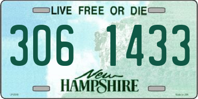 NH license plate 3061433