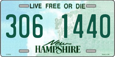 NH license plate 3061440