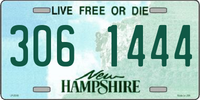 NH license plate 3061444