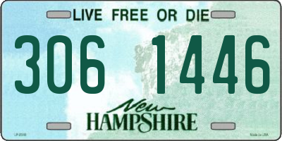 NH license plate 3061446