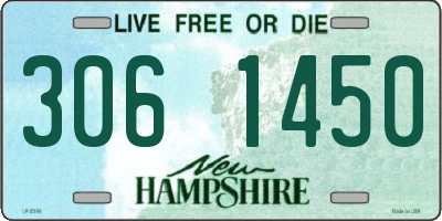 NH license plate 3061450