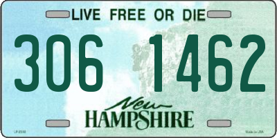NH license plate 3061462