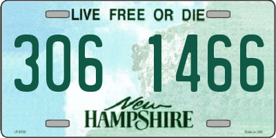 NH license plate 3061466