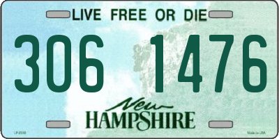 NH license plate 3061476