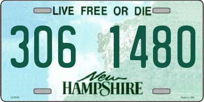 NH license plate 3061480