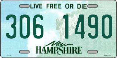 NH license plate 3061490