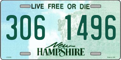 NH license plate 3061496