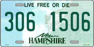 NH license plate 3061506