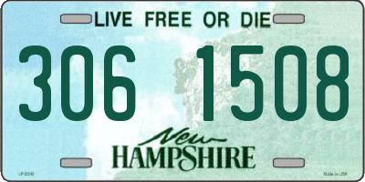 NH license plate 3061508