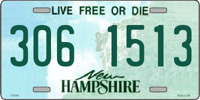 NH license plate 3061513