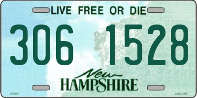 NH license plate 3061528