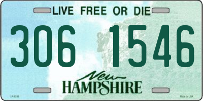 NH license plate 3061546
