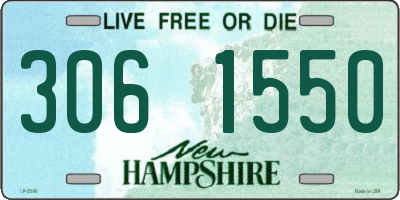NH license plate 3061550