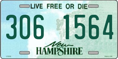 NH license plate 3061564