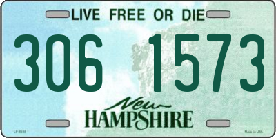 NH license plate 3061573