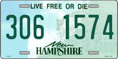 NH license plate 3061574