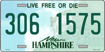 NH license plate 3061575