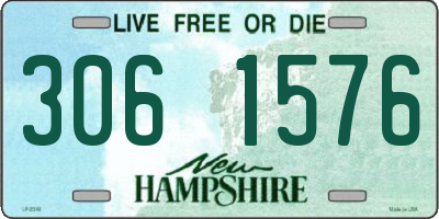 NH license plate 3061576