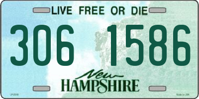 NH license plate 3061586