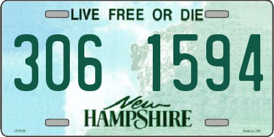NH license plate 3061594
