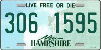 NH license plate 3061595